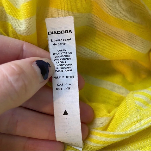💥5/$25 Diadora‎ striped long sleeve  top - Picture 5 of 5